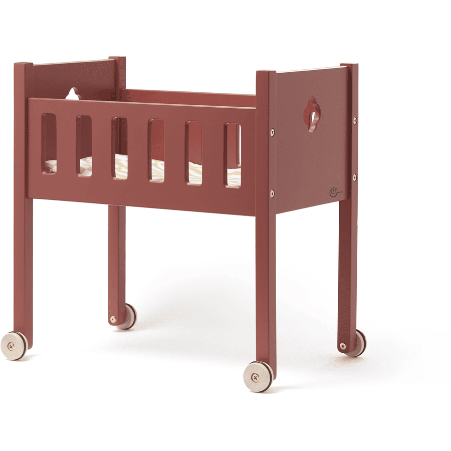 Kids Concept® Berceau de poupée Carl Larsson bois rouge
