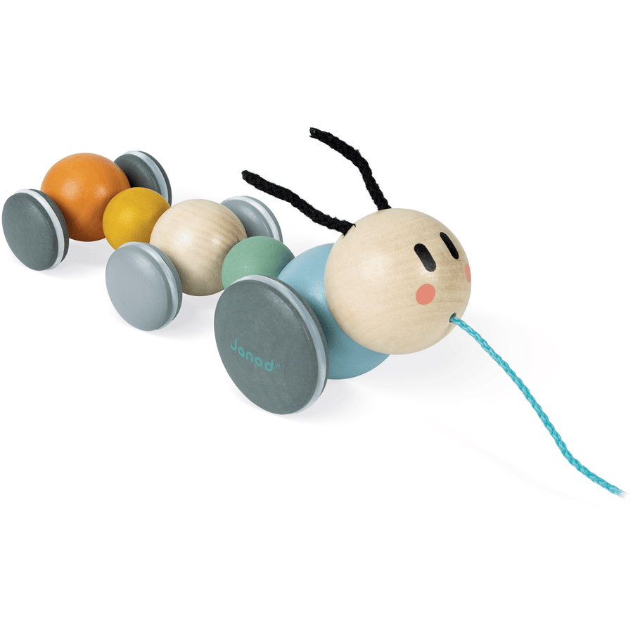 Janod ® Zoetspoordier Cocoon rups beweegbaar
