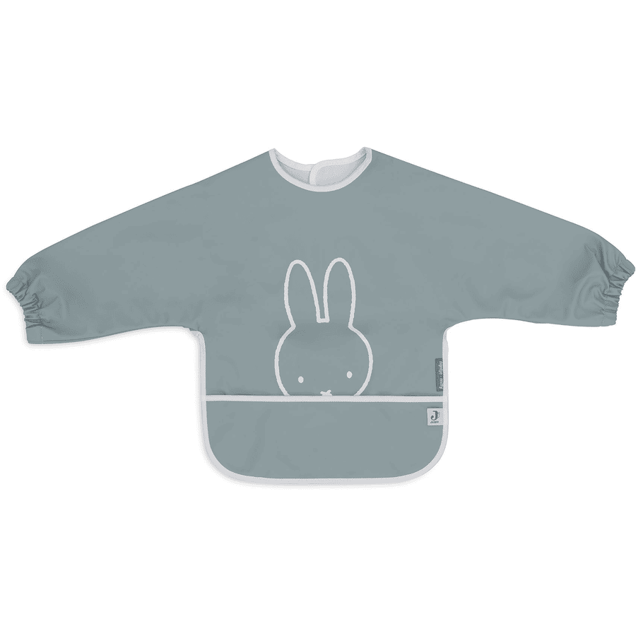 jollein Śliniak z rękawem Miffy Peekaboo Sea Green 