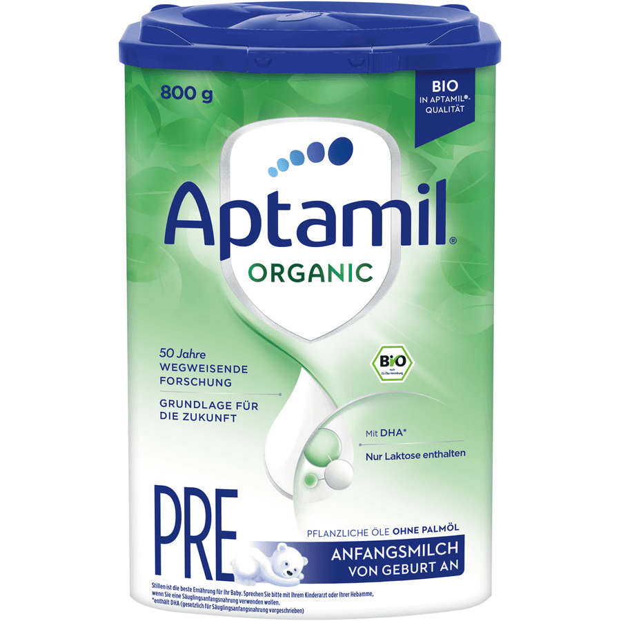 Aptamil Anfangsmilch Pre Organic 800g ab der Geburt