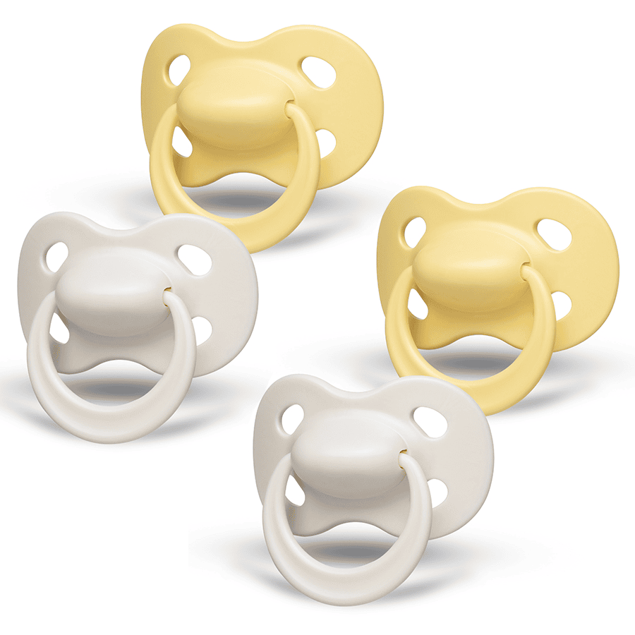 Medela Baby Sucette Original 6-18 mois, Pastel Duo, lot de 4