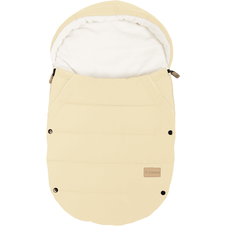 Altabebe Winterfußsack Vancouver beige-whitewash