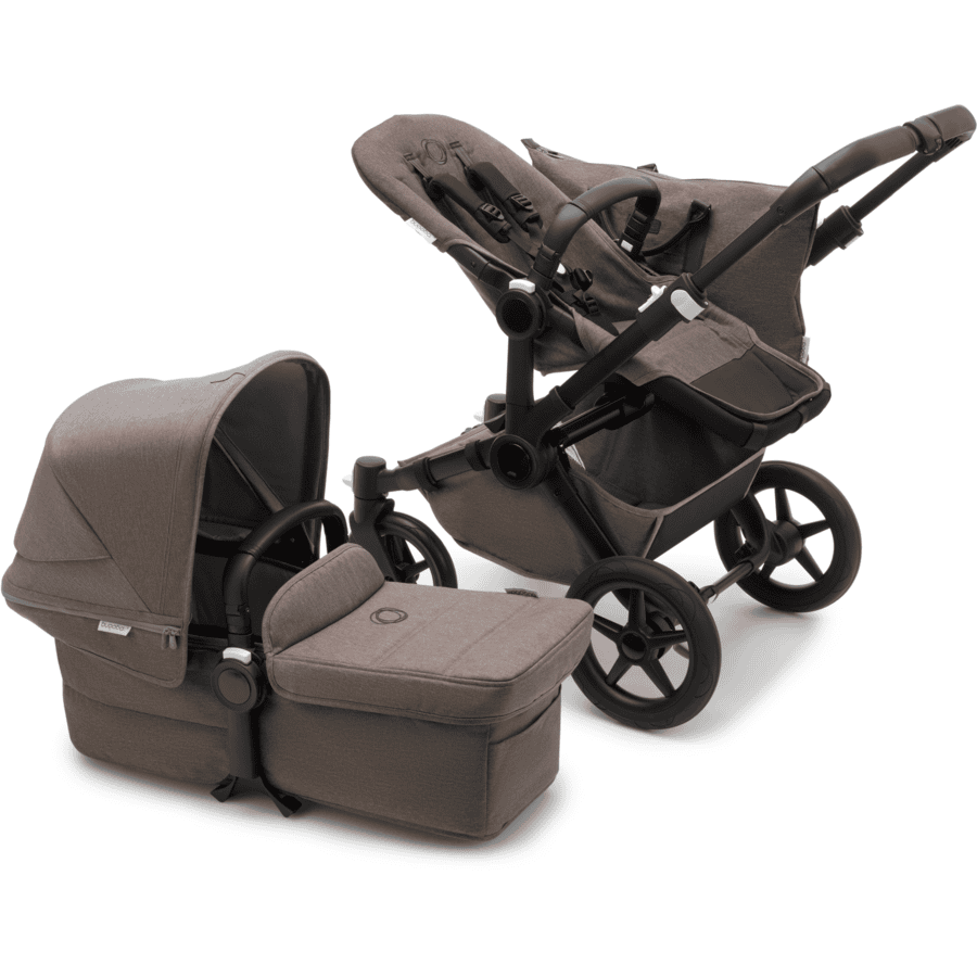 bugaboo Kombivagn Donkey 5 Mineral Mono Complete Black /Taupe