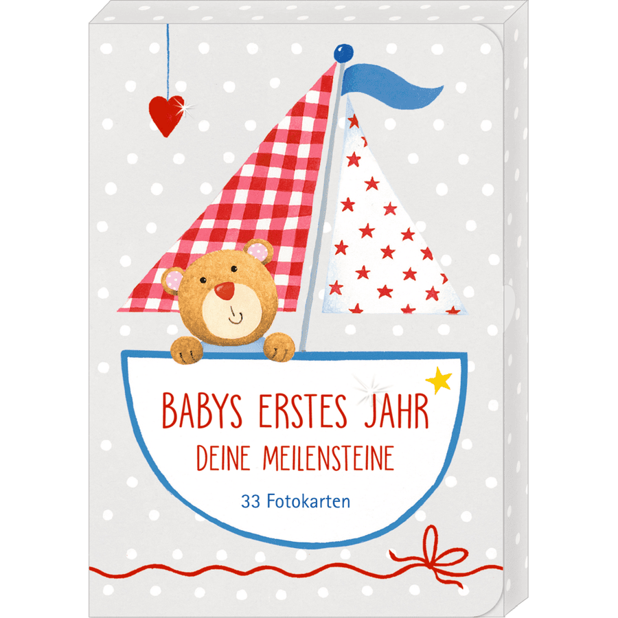 SPIEGELBURG COPPENRATH Fotokarten-Box Babys erstes Jahr Meilensteine
 BabyGlück
