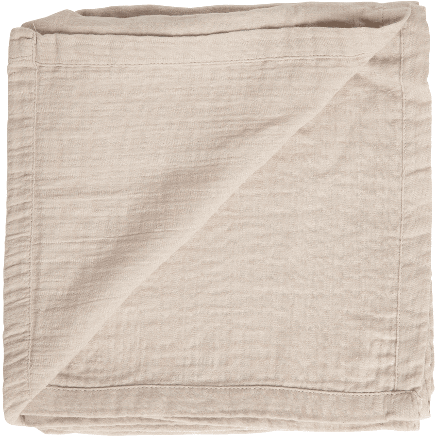 bébé jou® mousseline doek Pure Cotton Sand 110 x 110 cm 