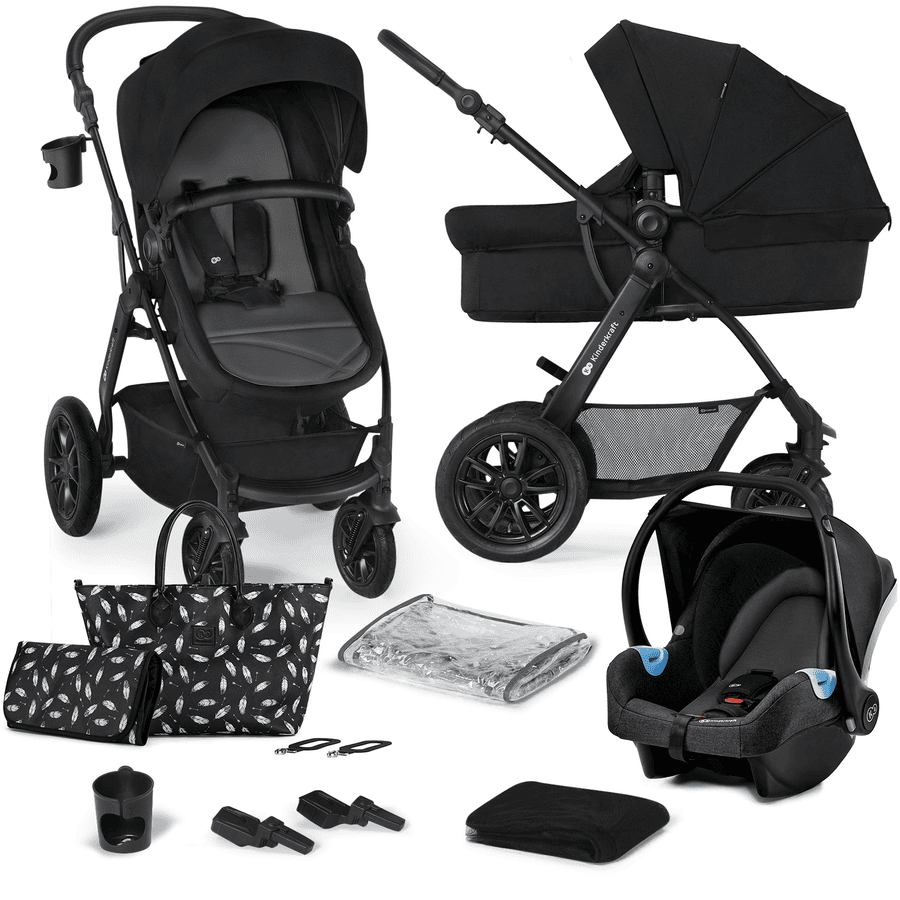 Kinderkraft Poussette trio combinée 3en1 XMOOV black