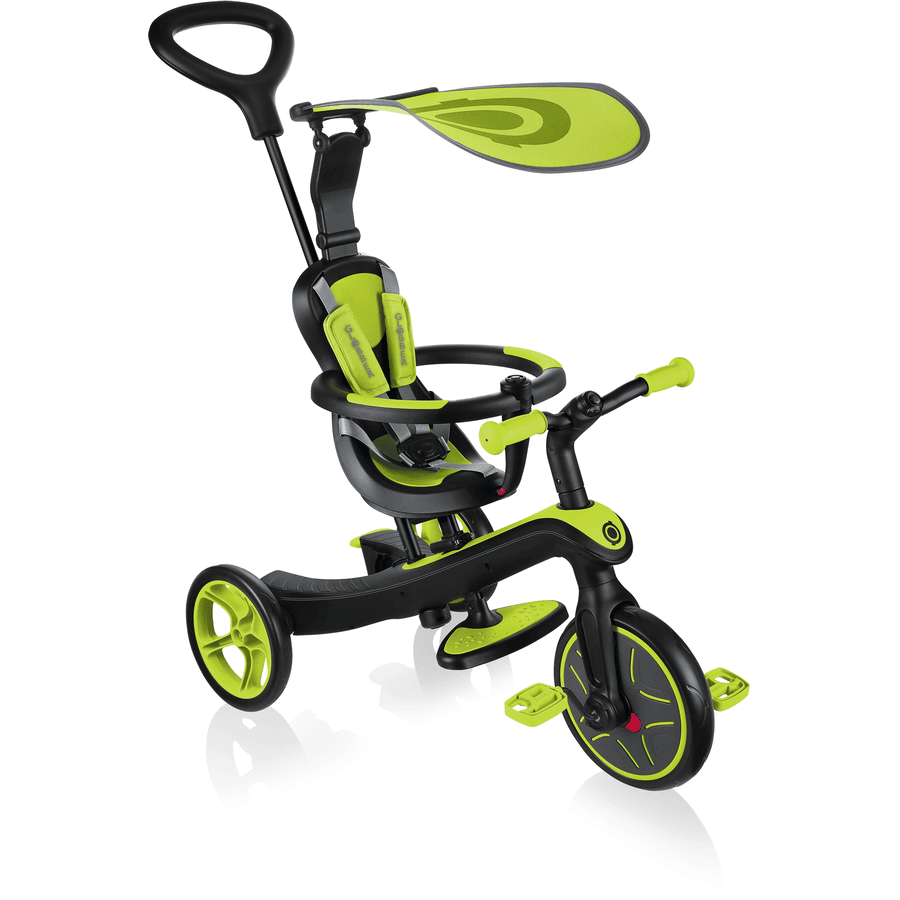 GLOBBER Dreirad EXPLORER TRIKE 4in1 lime grün