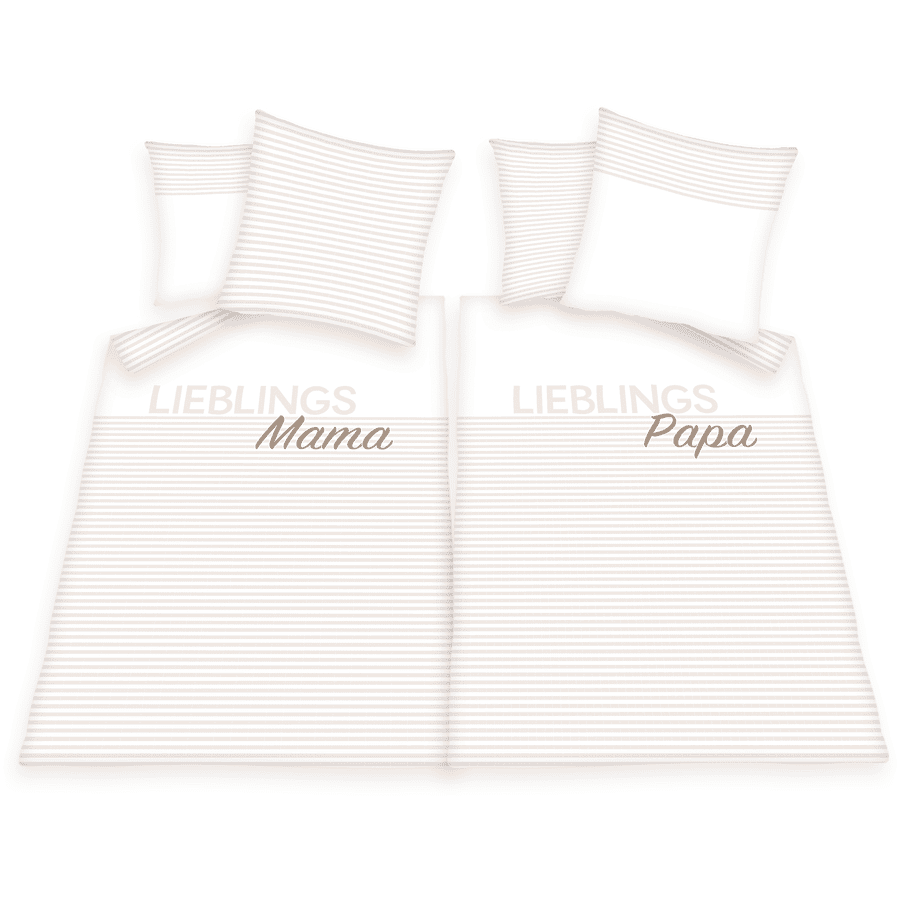 babybest® Sängkläder Favourite Mum &amp; Dad 135 x 200 cm