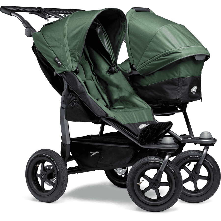 tfk Geschwisterwagen Duo Air Olive