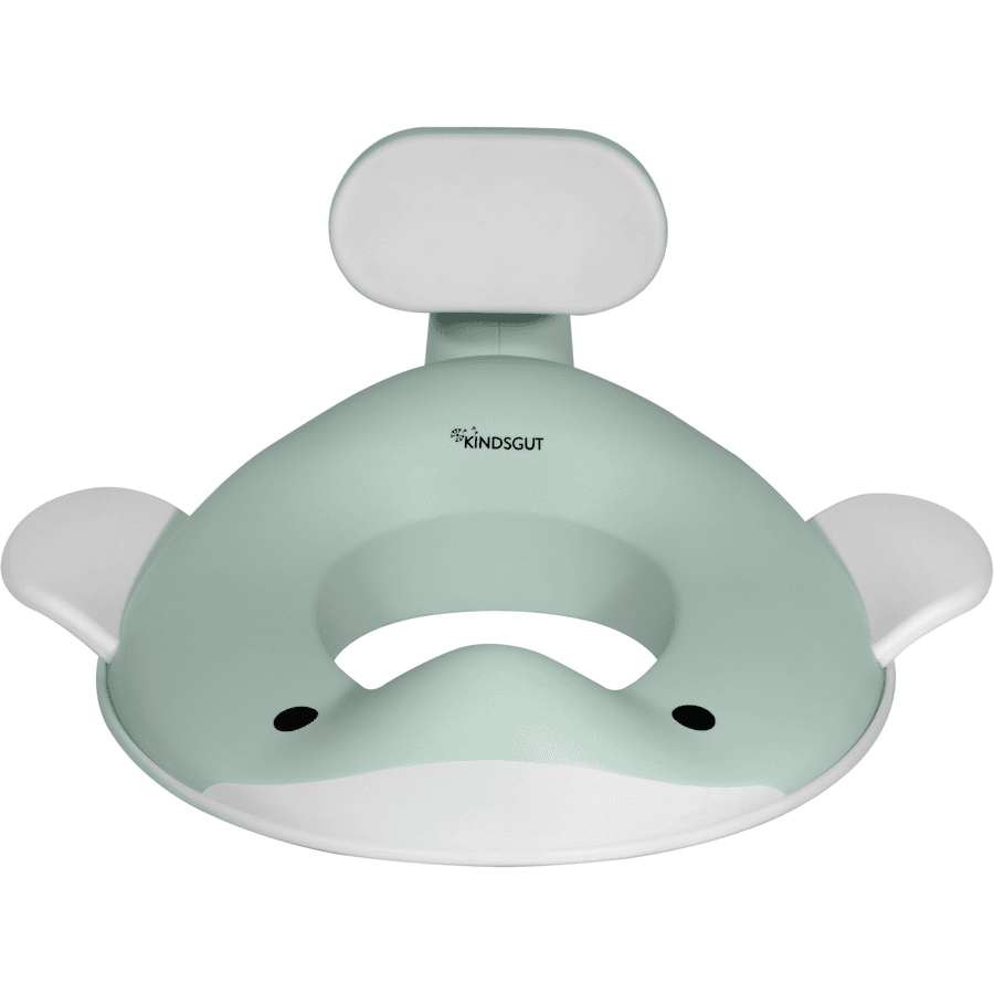 KINDSGUT Asiento de inodoro ballena aguamarina