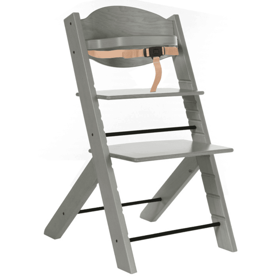 Treppy® Chaise haute bébé woody gray