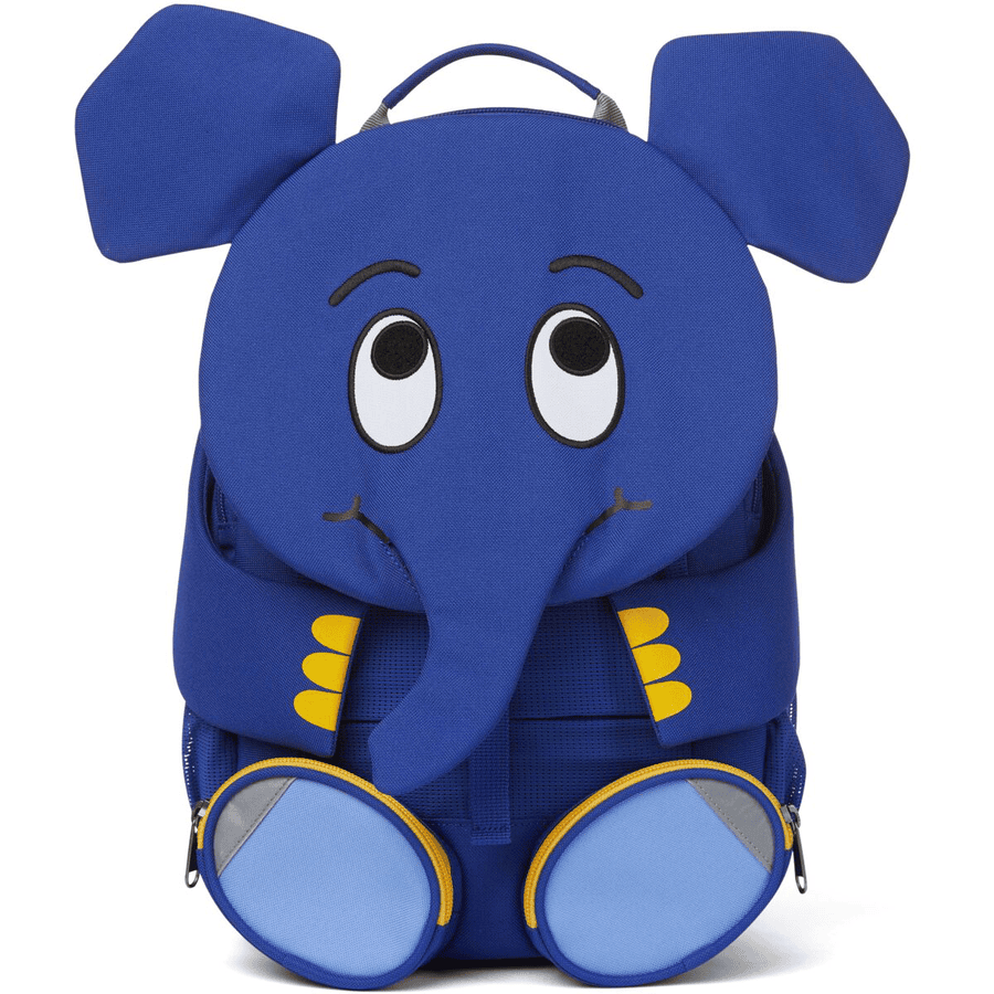 Affenzahn Große Freunde - Kinderrucksack: WDR Elefant, blau