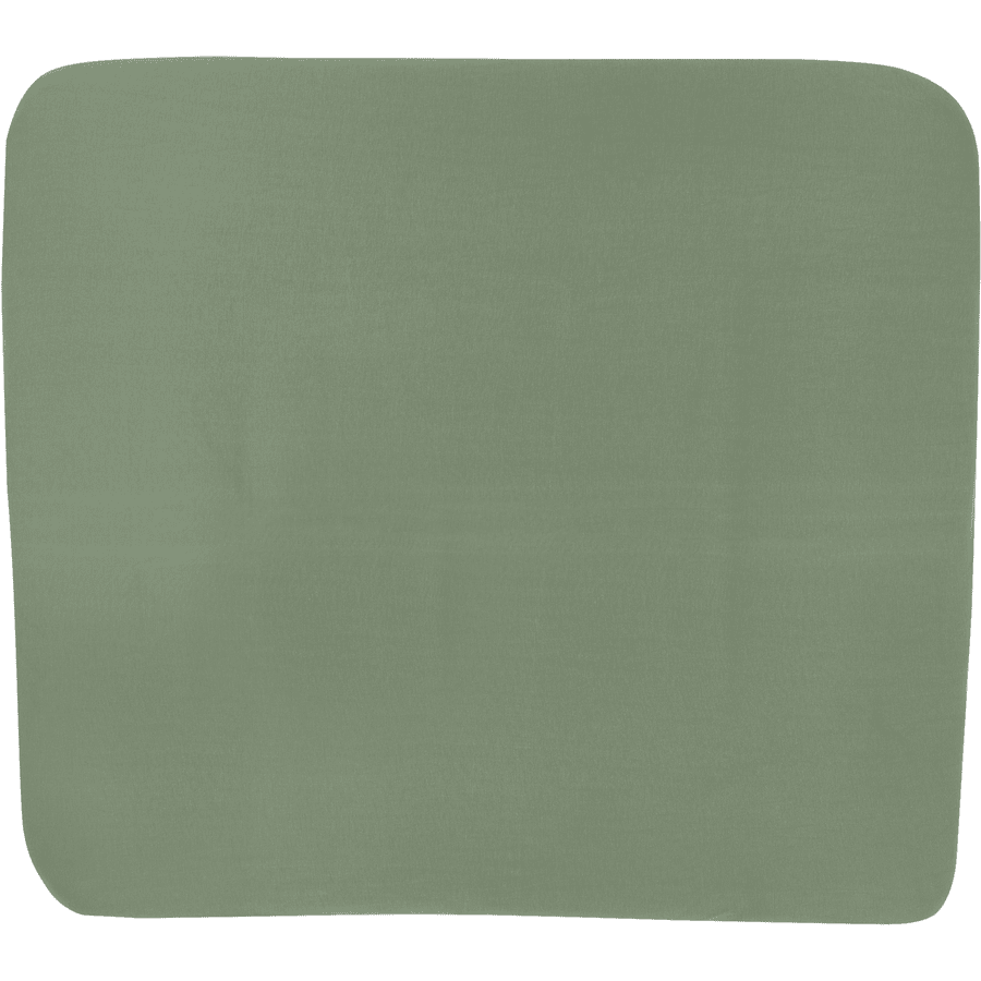 Meyco Funda para cambiador Basic Jersey Forest Green 75x85 cm