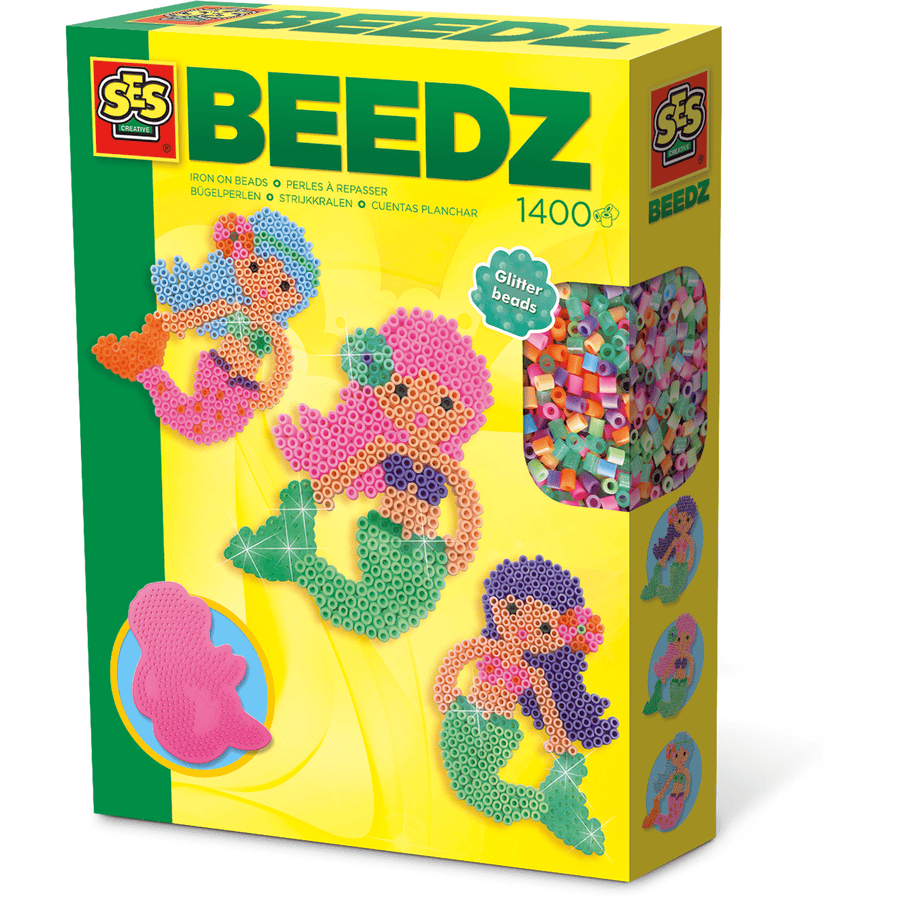 SES Creative® BEEDZ Bügelperlen Meerjungfrau