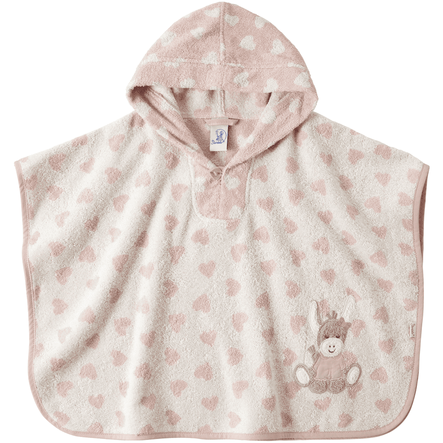 Sterntaler Poncho de bain enfant Emmi Girl rose pâle