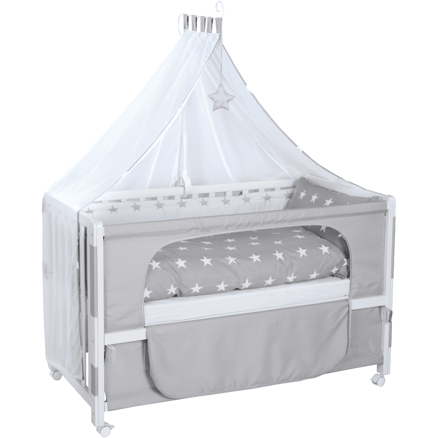 roba Room Bed Co-sleeper Wit Little Stars
