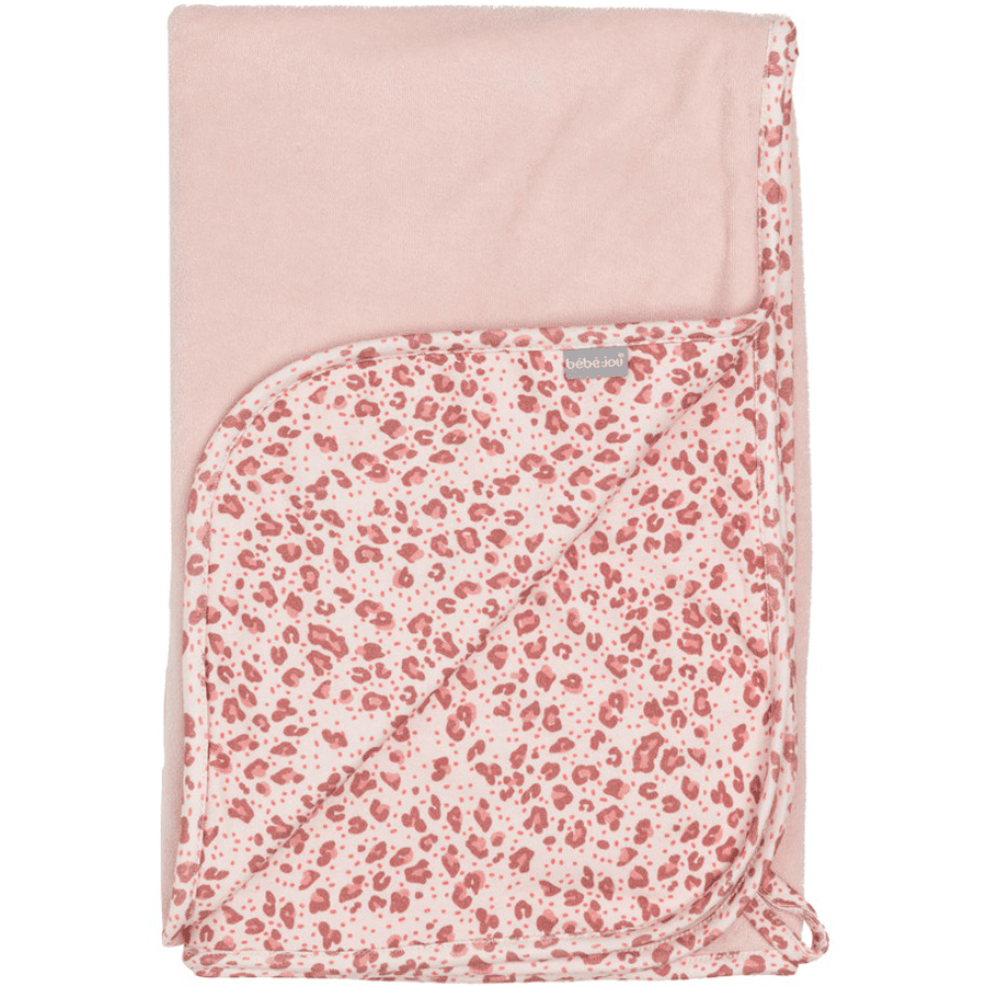 bébé jou® Ręcznik Multi Leopard Pink 100 x 75 cm
