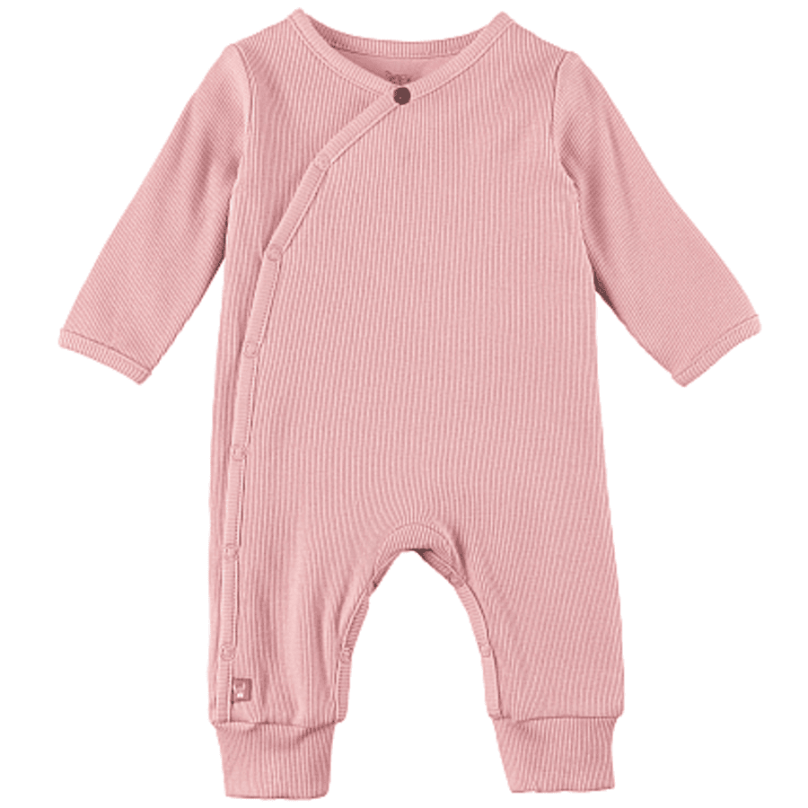 Sterntaler Romper i ribbestrikket jersey matt rosa 