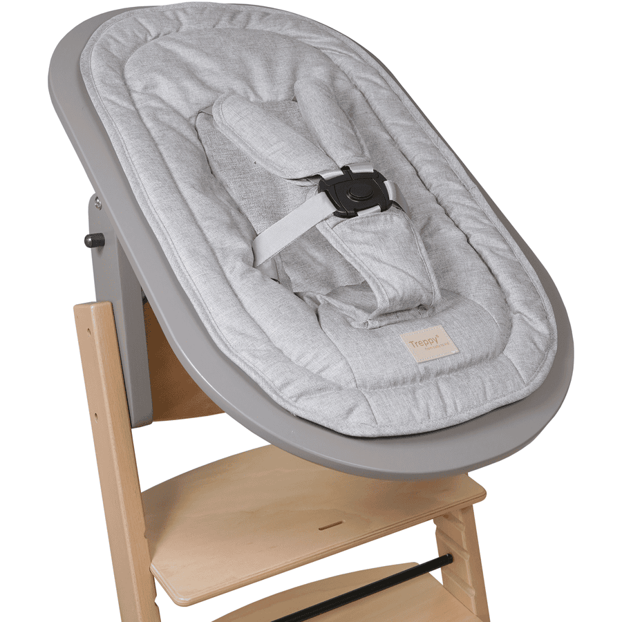 Treppy® Transat nouveau-né pour chaise haute gris