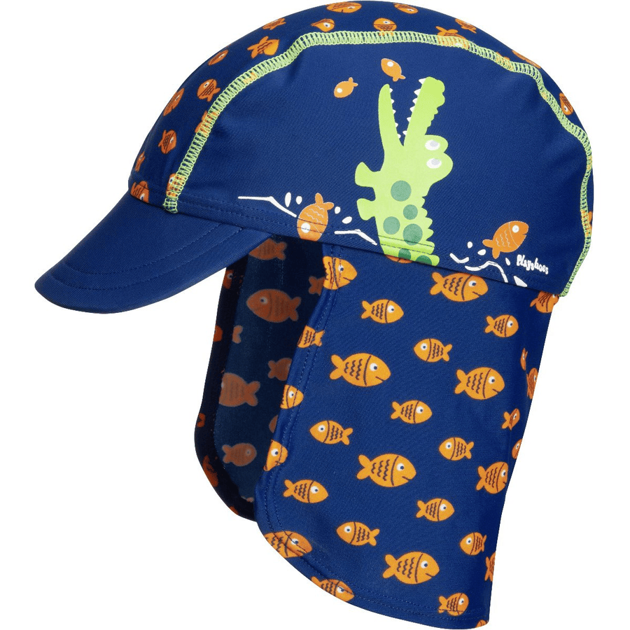 Playshoes Gorra de protección UV cocodrilo