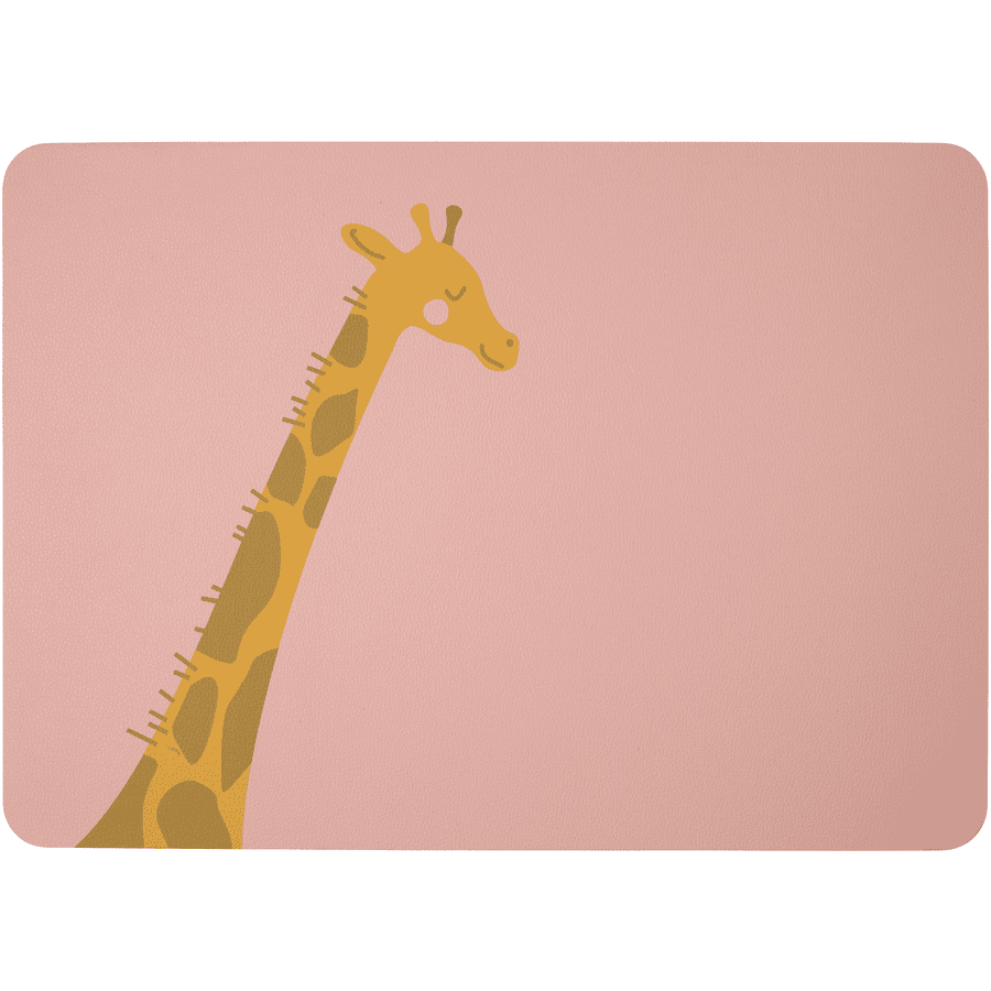 ASA Selection Tischset Giraffe Gisèle rosa 