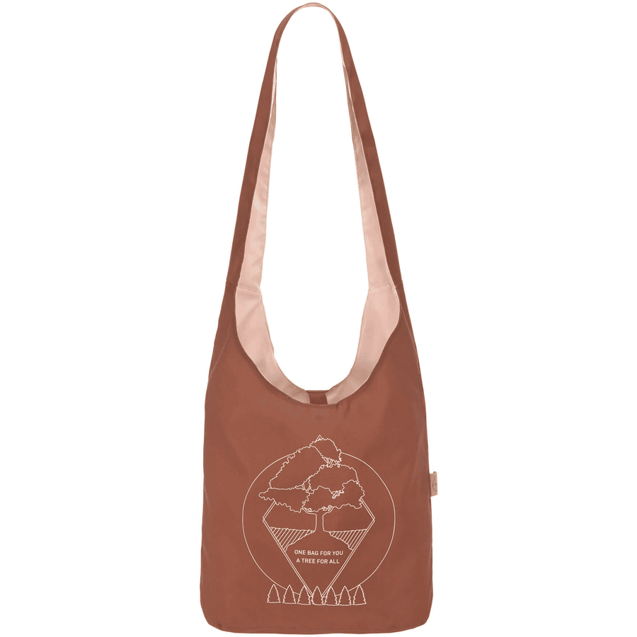 LÄSSIG Sac à bandoulière Green Label Charity Shopper Tree rouille