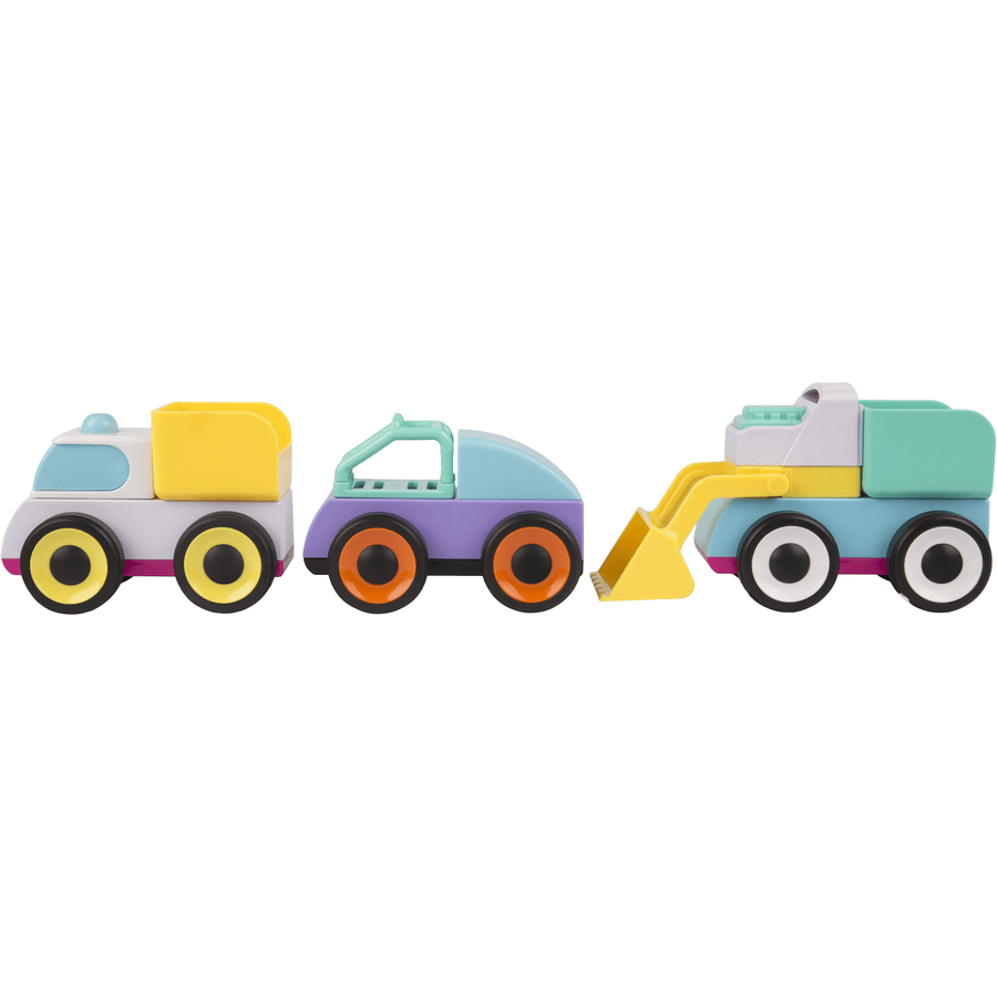 playgro  Hračky Cars Mix &amp; Match 3 ks.