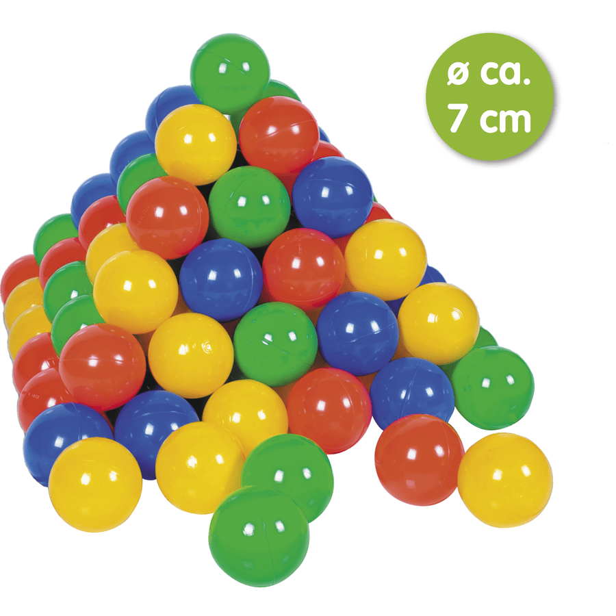 knorr toys® Bälleset 100 Bälle ⌀ ca. 7 cm, colorful