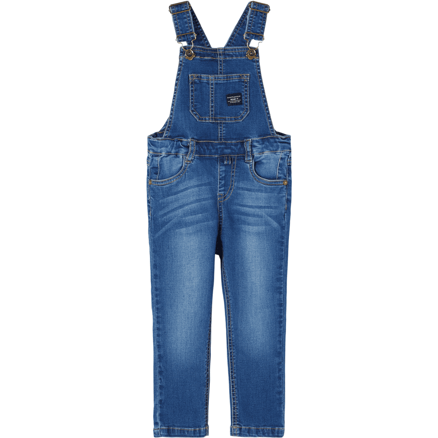 name it Latzhose Nmmrobin Medium Blue Denim