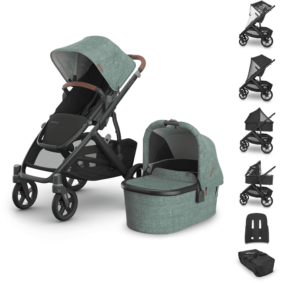 UPPAbaby Kinderwagen Vista V3 Gwen Green Mélange