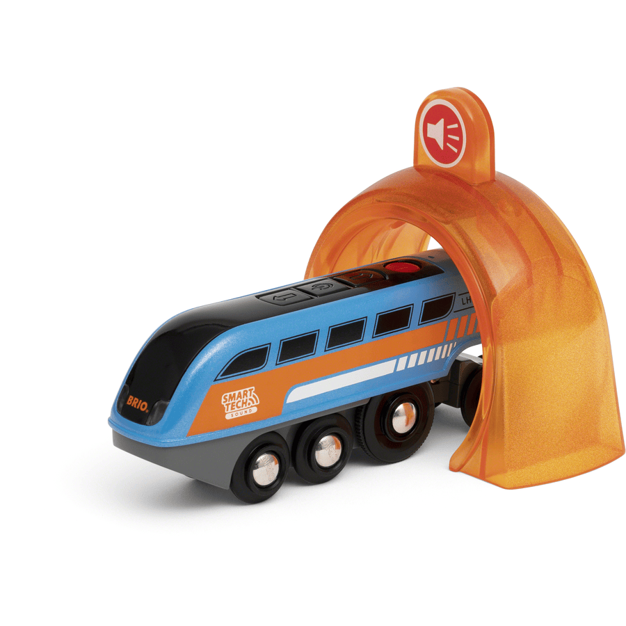 BRIO ® WORLD Smart Tech Sound Locomotive med optagefunktion