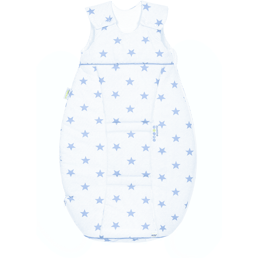 odenwälder Jerseyschlafsack airpoints stars cool blue  60cm - 110cm