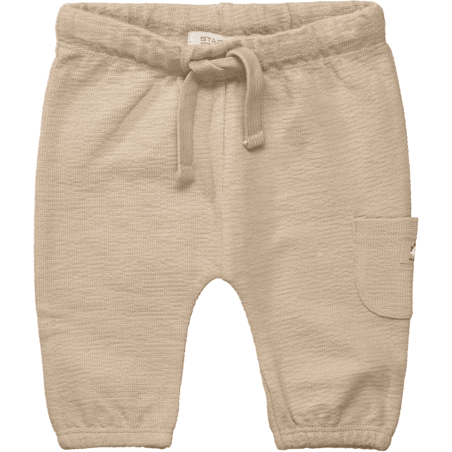 STACCATO Hose taupe gestreift 