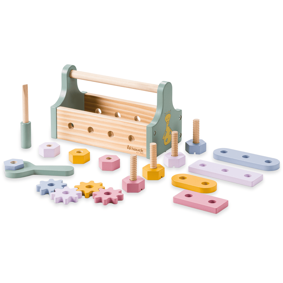 hauck Caisse à outils enfant Learn to Repair bois