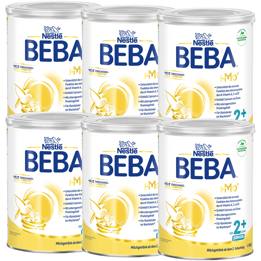 Nestlé BEBA Junior 2+ 6 x 800 g ab dem 2. Jahr