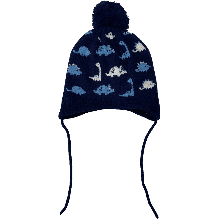 pink or blue cappello a maglia navy dino