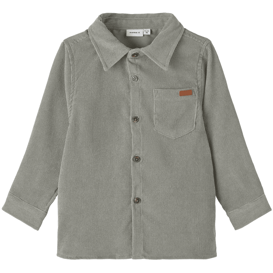 name it Corduroy Shirt Nmmberalle Dried Sage