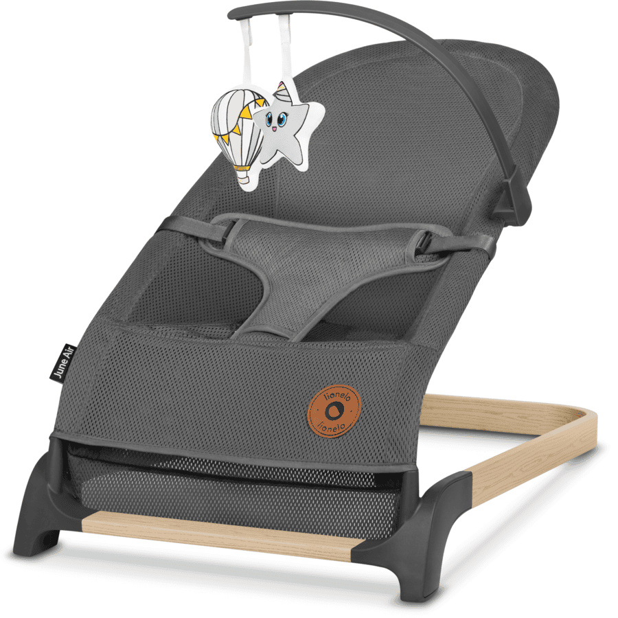 lionelo Transat balancelle bébé June Air Grey Graphite