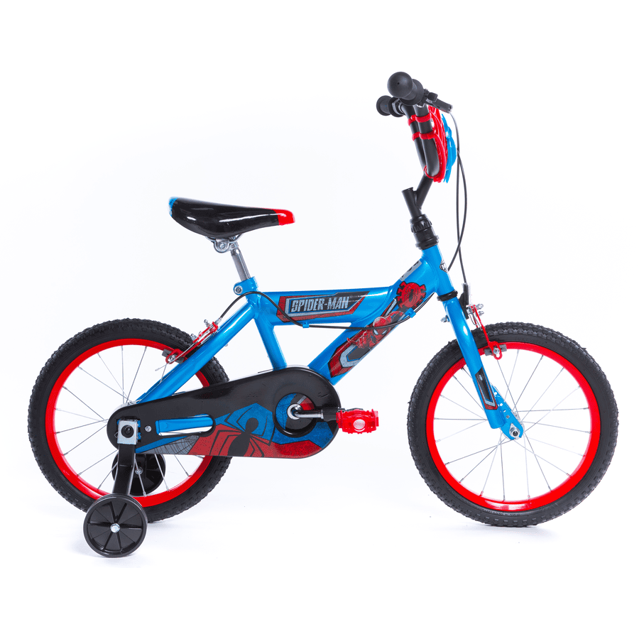 Huffy Bicicletta Marvel Spiderman 16 pollici EZ- Build - nero/rosso GU9878