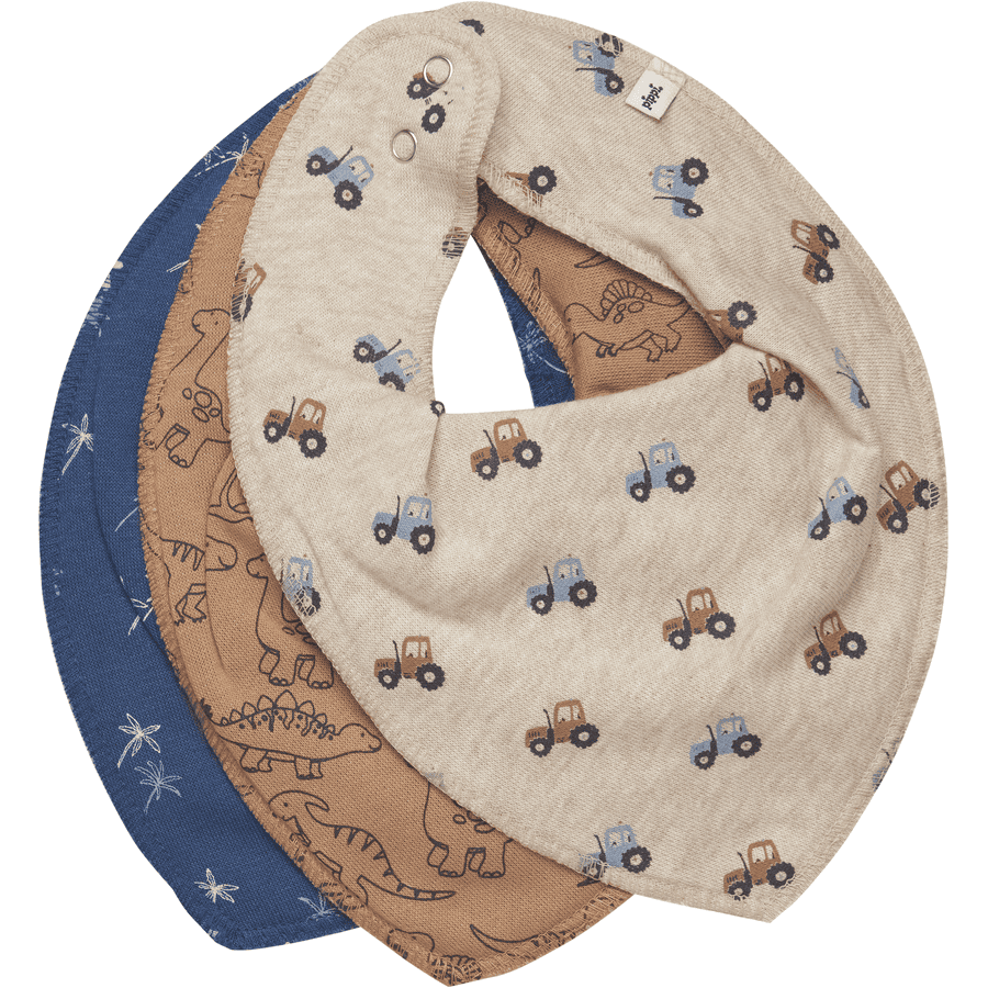pippi Bandana 3 Pack intialainen