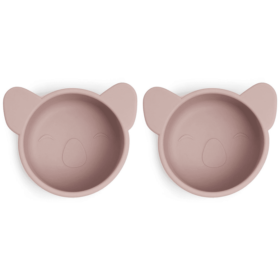 Nuuroo Snack Bowls Pink Koala 2 piezas, Woodrose