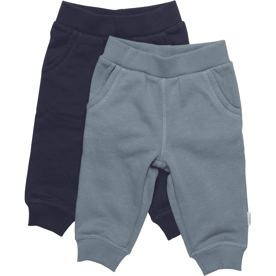 Minymo Lot de 2 pantalons sweat New Navy