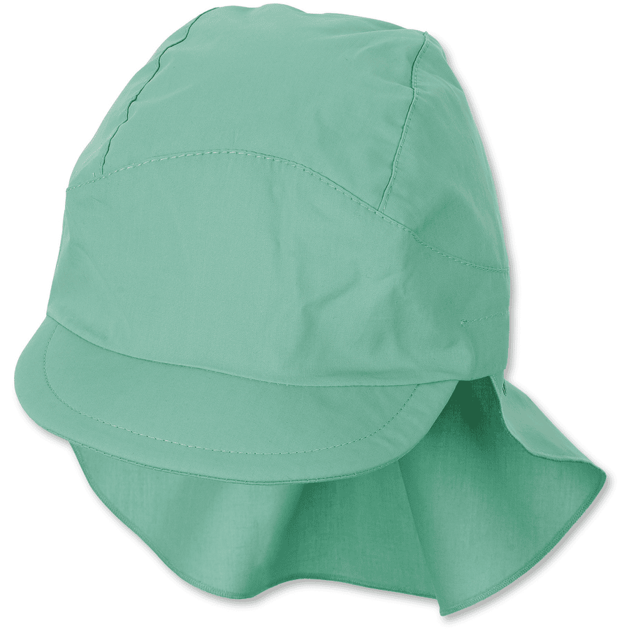 Sterntaler Peaked Cap med nakkebeskyttelse Medium Green 