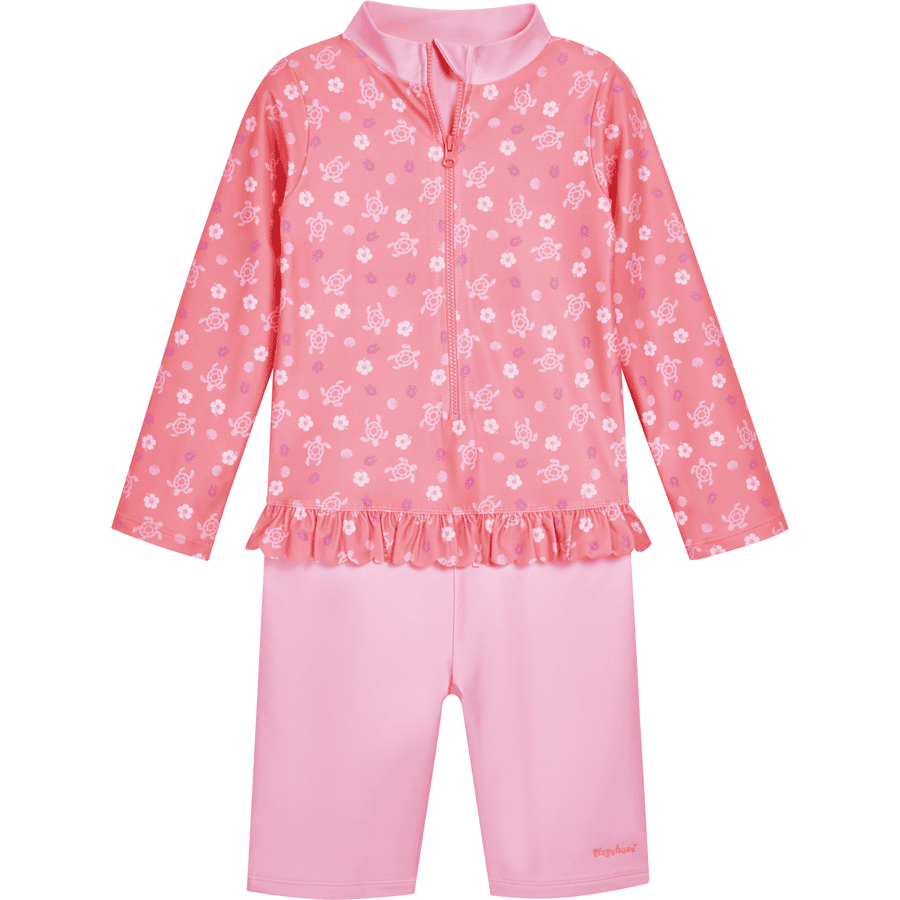 Playshoes  Maillot une pièce anti-UV Hawaii corail
