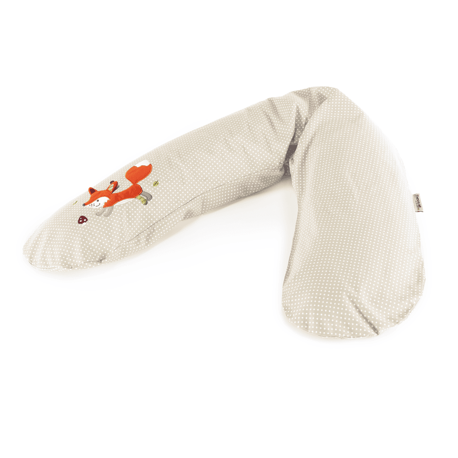 THERALINE Original kojicí polštář béžový s puntíky - liška