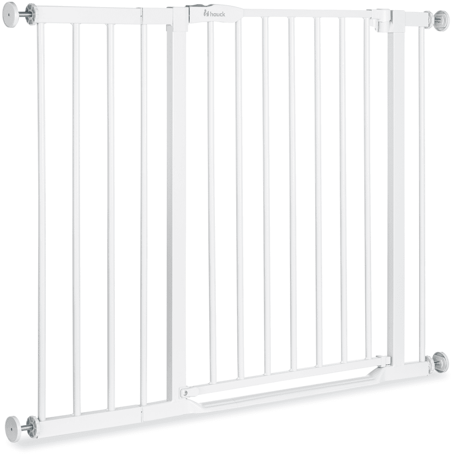 hauck Puerta de seguridad Clear Step Set 2 + 21 cm White 