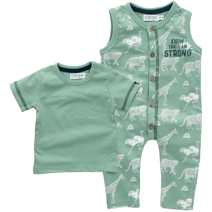 Dirkje 2tlg Set Shirt + Hose Frühling, Sommer grün