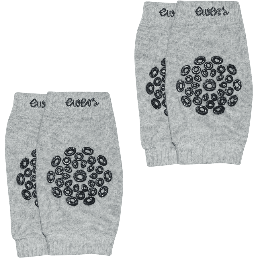 Ewers Crawling knebeskyttere 2-pack Uni gråmelert
