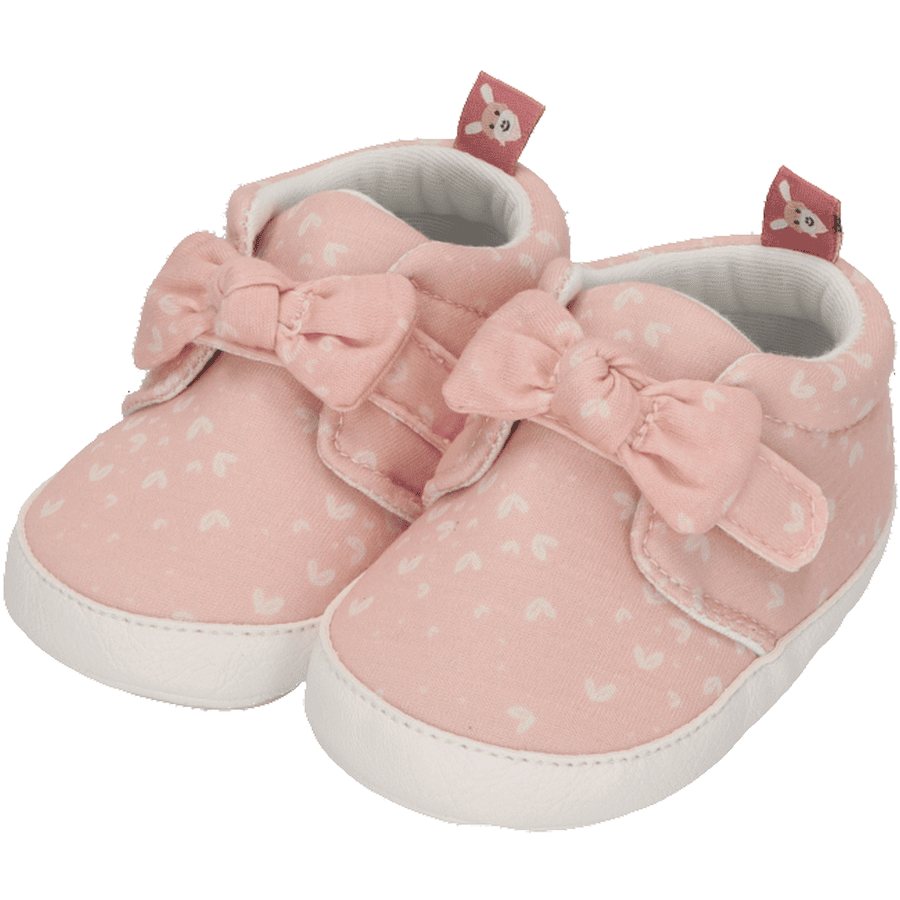 Sterntaler Chaussure bébé cœur rose pâle 