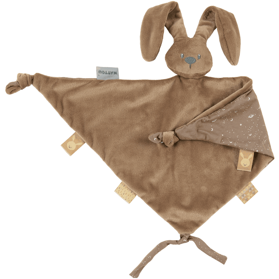 Nattou Lapidou maxi knuffeldoek geperst choco